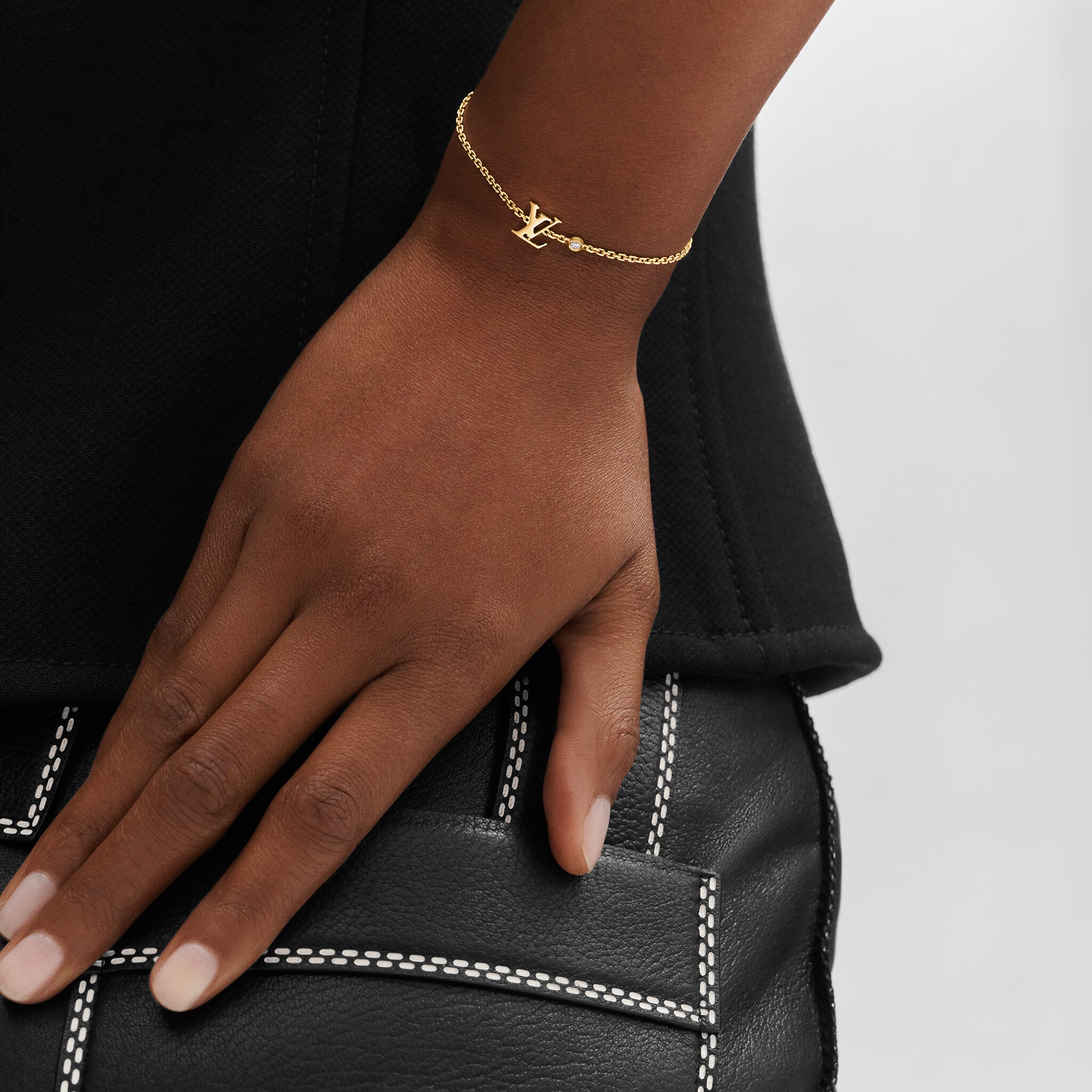 Louis vuitton bracelet diamond clearance
